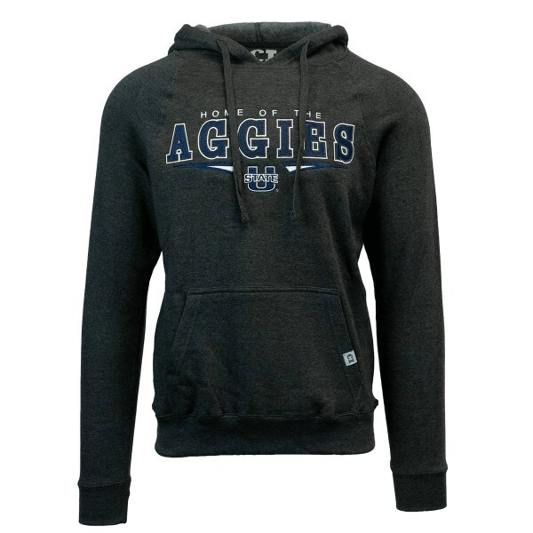home of the aggies utah state hoodie charcoal